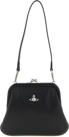 Vivienne Westwood Vivienne Clutch - Dames - Schoudertassen - Zwart - ONE Size - Leer - Tassen