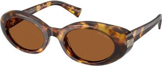 Miu Miu MUB09SF Asian Fit 14L20V Womens Sunglasses Tortoiseshell Size 52