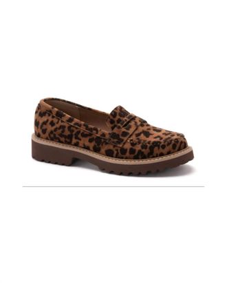 Corkys Footwear Womens Boost Penny Loafer In Leopard