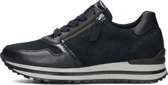 Gabor Schoenen, Dames, Blauw, 37 EU, Wol, Blauwe Sneakers voor Vrouwen