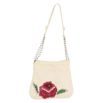 Chanel Borsa a spalla vintage in pelle Pre-owned - - Pre-owned - Donna - Beige - ONE SIZE