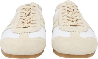 Dries Van Noten Smooth Leather Suede Accents Sneakers