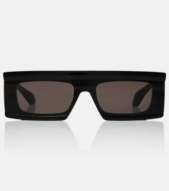 Alaia Logo flat-top sunglasses