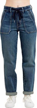 Judy Blue London High Waist Vintage Jogger Jeans In Blue