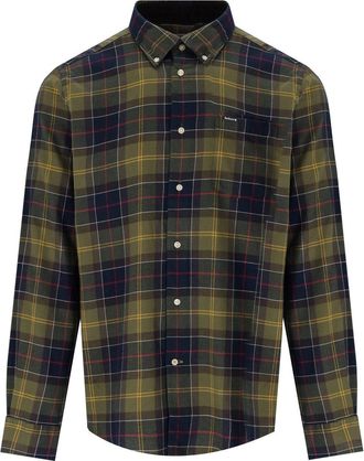 Barbour CAMICIA FORTROSE TARTAN VERDE BLU BARBOUR