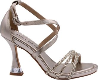 Alma En Pena Hartgespan Sandal - Dames - Sandalen met hakken - Grijs - 37 EU - Schoenen