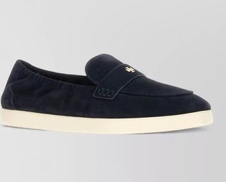 Tory Burch suede sport loafers rubber sole design