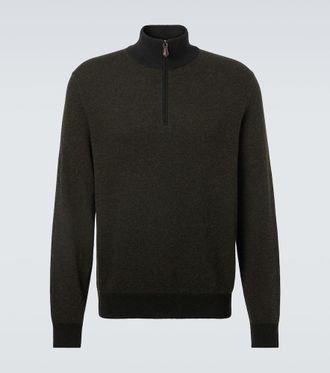 Loro Piana Roadster cashmere half-zip sweater