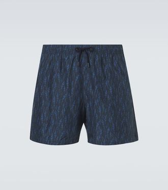 Canali Printed swim trunks
