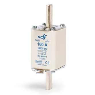 Wimex Fusibile A Lama Per Fotovoltaico, Nh1 Gpv, 1000v 125a - Wimex 5523978