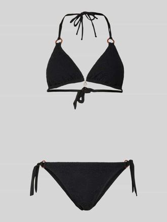 Banana Moon Banana Moon Bikini mit Allover-Crochet-Optik Modell Sunmesh in Black, Gr&ouml;&szlig;e XXL