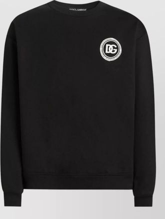 Dolce & Gabbana jersey sweatshirt with patch