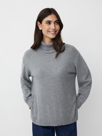 Masai MaFaricka Long Sleeve Roll Neck Sweater in M. Grey Mel. at Nordstrom, Size Xx-Large