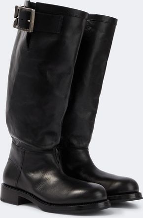 Balenciaga Botas Motor de piel