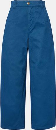Chlo&eacute; Chlo&eacute; Cropped barrel-leg pants