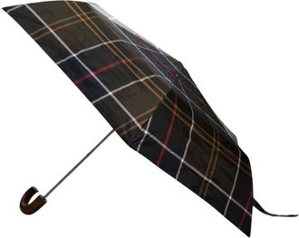Barbour Tartan Mini Paraplu - Heren - Paraplus - Veelkleurig - ONE Size - Polyester - Accessoires