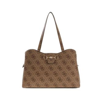 Guess Tote Bags, female, Brown, Size: ONE SIZE Janie Tote