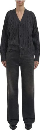 Haikure Tuta Janice Vintage - female - Haikure - Cardigans - Gray - XS - Knitwear