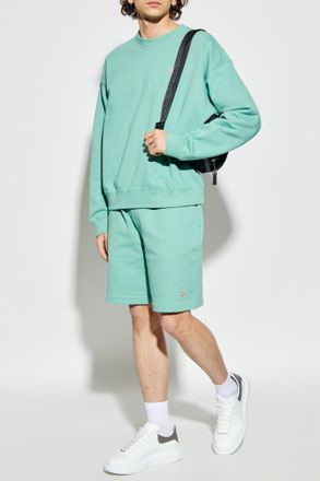 Versace Shorts With Patch, Mens, Green