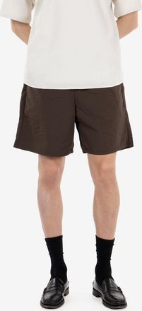 Goldwin Nylon shorts jet brown