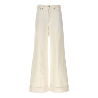 A Gold E Dames, Jeans, Wit, Maat: W29 Katoen