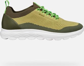 Geox Scarpe Spherica Uomo Verde Chiaro/verde Oliva