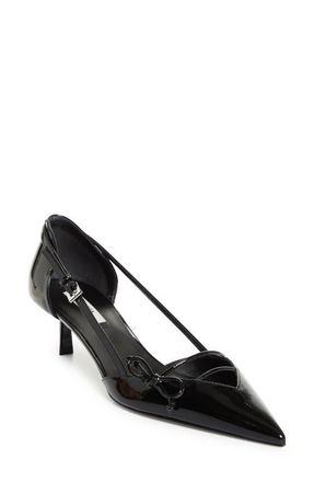 Prada Pointed Toe Pump in Nero at Nordstrom, Size 6.5Us