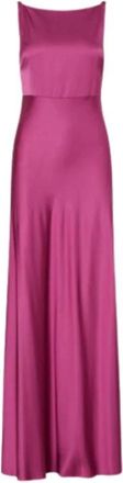 Liu Jo Mouwloze Lange Jurk - Dames - Avondkleed - Roze - XS - Kleedjes