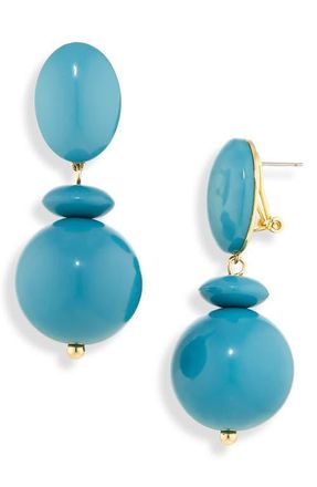 Lele Sadoughi Aventura Beaded Drop Earrings in Turquoise at Nordstrom