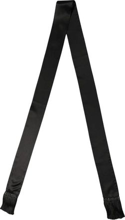 Dolce & Gabbana Pa&ntilde;uelo Fino con Flecos - Accessories - Mujer - Negro - ONE SIZE