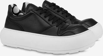 Moschino Sneakers in vitello Ollie - Nero