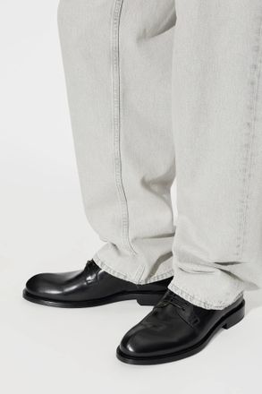 Jil Sander Leather Shoes, Mens, Black
