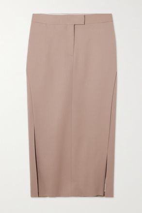 The Attico Gonna Midi In Lana - Neutri