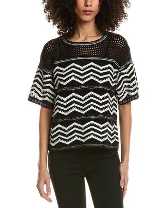 Karl Lagerfeld Karl Lagerfeld Chevron Knit Sweater