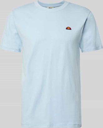 Ellesse T-Shirt mit Label-Stitching Modell CASSICA in Hellblau, Gr&ouml;&szlig;e XXL