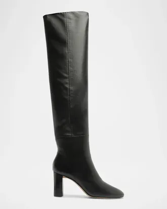 Alexandre Birman Anna Slouch 70MM Leather Boots