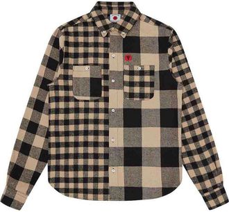 Icecream Cotton Blend Checked Shirt