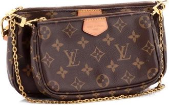 Louis Vuitton Multi Pochette Accessoires Monogram Canvas crossbody bag - Bruin