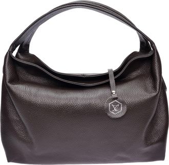 Luisa Vannini Bordeauxrood Rundleer Tas