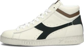 Diadora High Top Sneakers - Dames - Sneakers - Wit - 36 EU - Leer - Schoenen