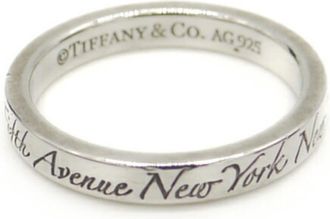 Tiffany & Co. Silver 925 Band Ring (Pre-Owned)