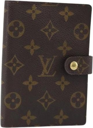 Louis Vuitton Pre-owned Wallets, female, Brown, Size: ONE SIZE Pre-owned Day Planner Cover
