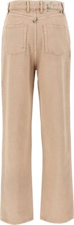 Golden Goose Womens Multicolor Cotton Straight-Leg Jeans Clothing
