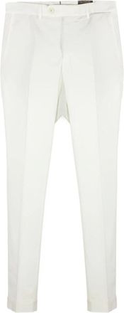 Incotex Tapered Broeken - Heren - Slim Fit Broeken - Wit - 3XL - Katoen - Broeken