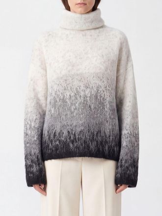 Liu Jo Abstract Pattern Relaxed Fit Wool and Alpaca Blend Jumper