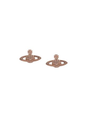 Vivienne Westwood Mini Bas Relief earrings - women - Metal - OS - Pink