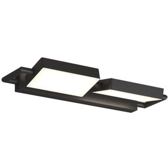 Top-Light Applique orientabile top light kubi 1212 4 ne led switch 4320lm illuminazione biemissione modulo integrato