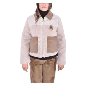 Barbour Malena Fleece Jacket - Dames - Jassen - Beige - S - Polyester - Jassen