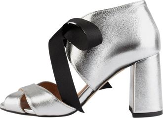 L37 Hoge Hak Sandalen - Dames - Sandalen met hakken - Grijs - 38 EU - Schoenen