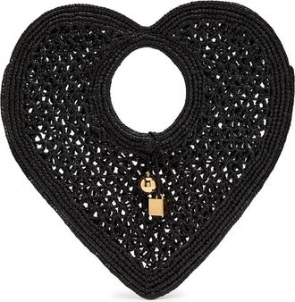Jacquemus Le Spiaggia Coeur Raffia top Handle bag - No Colour - One Size